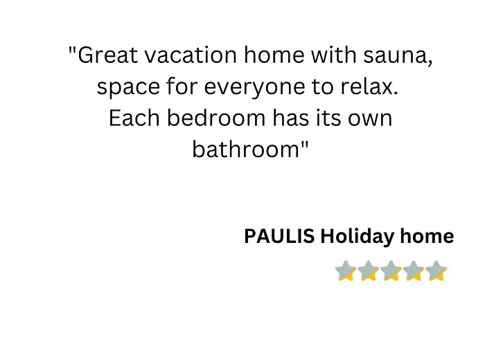 Paulis Cozy 4-bedroom Vacation - With 4 Bathrooms Sun Terrace & Sauna, To Hike & Bike, To Chil & Meet Bullange